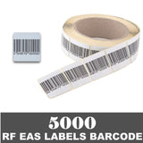 5000 RF 8.2Mhz Paper Security Labels BC Value Package