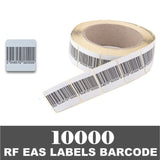 10000 RF 8.2Mhz Paper Security Labels BC Value Package