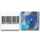 2000 RF 8.2Mhz Paper Security Label Barcode 5x5