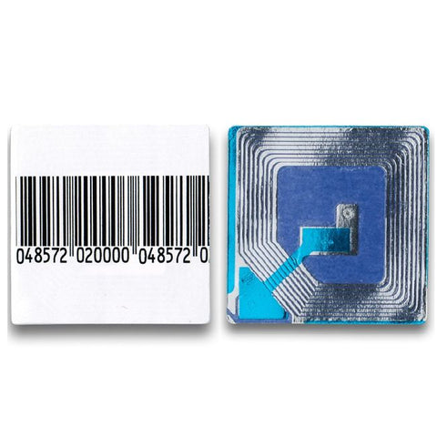 2000 RF 8.2Mhz Paper Security Labels 2.0 inch (5x5) Barcode