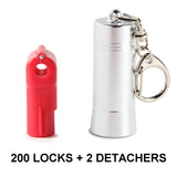Retail Security Lock and Detacher Key, Red.